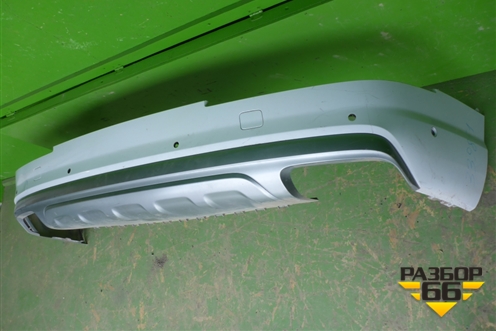 Бампер задний нижняя часть (до 2019г под парктроник) (4M0807527B) для Audi Q7 c 2015г (Ку 7)