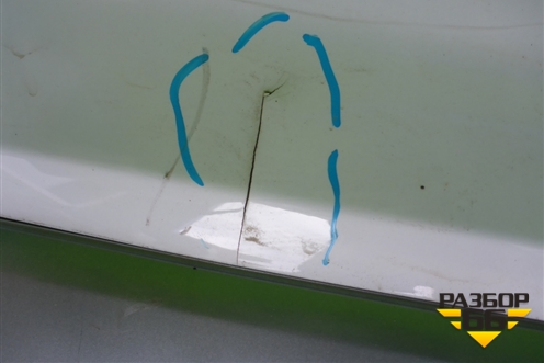 Бампер задний нижняя часть (до 2019г под парктроник) (4M0807527B) для Audi Q7 c 2015г (Ку 7)