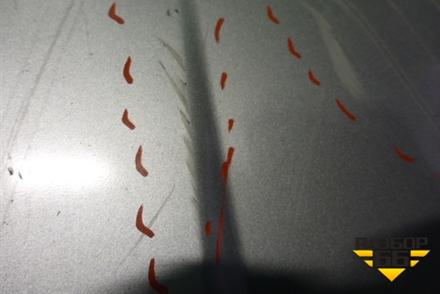 Накладка переднего бампера (4M0807733D) для Audi Q7 c 2015г (Ку 7)