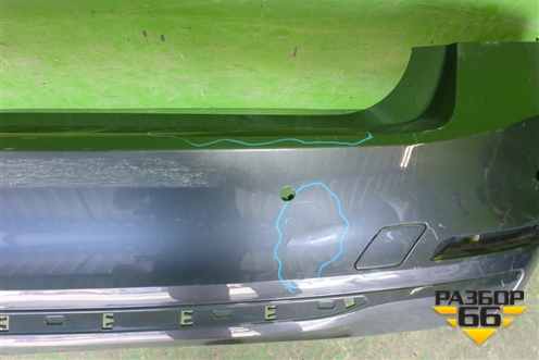 Бампер задний (до 2015г под парктроник) (51127276716) для BMW 3-серия F30/F31 с 2011г