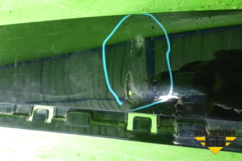 Бампер задний нижняя часть (до 2015г) (7P6807521A) для Volkswagen Touareg с 2010-2018г (Туарег)