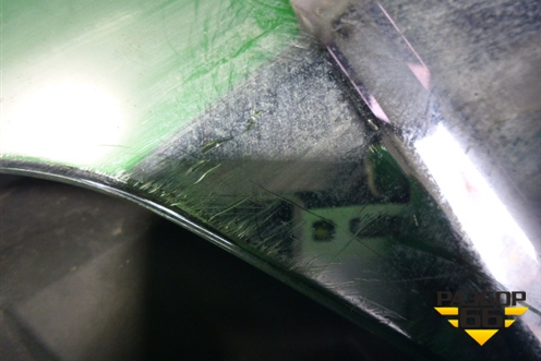 Юбка заднего бампера (AMG) (A1668804340) для Mercedes Benz ML-Klass W166 c 2011г (МЛ)