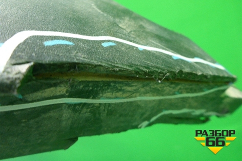 Юбка переднего бампера (51117319796) для BMW X6 F16 с 2014г (Х6 Ф16)