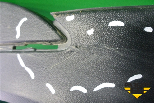 Юбка заднего бампера (после 2014г AMG) (A1668859425) для Mercedes Benz ML-Klass W166 c 2011г (МЛ)