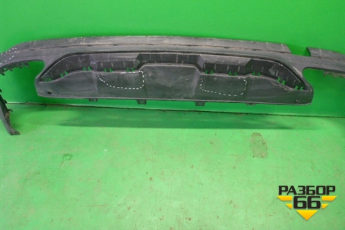 Юбка заднего бампера (после 2014г AMG) (A1668859425) для Mercedes Benz ML-Klass W166 c 2011г (МЛ)