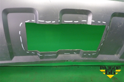 Бампер задний нижняя часть (под парктроник) для Audi Q7 c 2005-2015г (Ку 7)