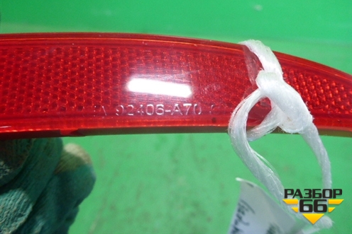 Отражатель в задний бампер правый (до 2016г) (92406A7000) для Kia Cerato с 2013г (Серато 3)