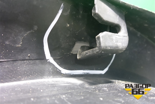 Накладка заднего крыла левого (51777210083) для BMW X3 F25 с 2010-2017г (Х3 Ф25)