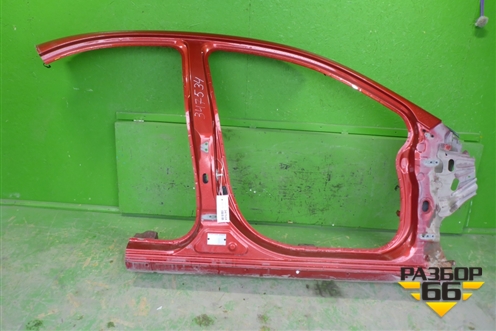 Порог со стойкой правый (седан под накладку) для Mitsubishi Lancer-X с 2007г (Лансер)