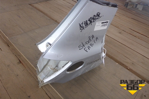Крыло заднее правое (хетчбэк) для Skoda Fabia с 2007-2014г (Фабия)
