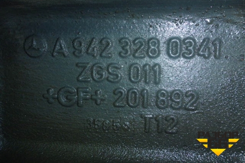 Кронштейн пневморессоры (задний правый) (A9423280341) для Mercedes Benz TRUCK Axor 2 с 2004г (Аксор)