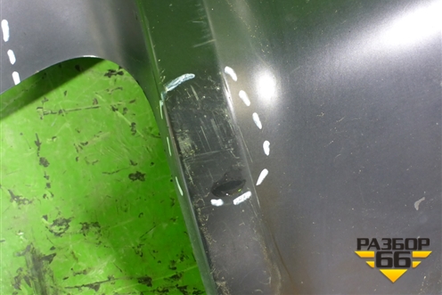 Юбка заднего бампера (4M0807521) для Audi Q7 c 2015г (Ку 7)