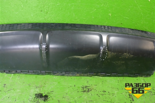 Юбка заднего бампера (4M0807521) для Audi Q7 c 2015г (Ку 7)