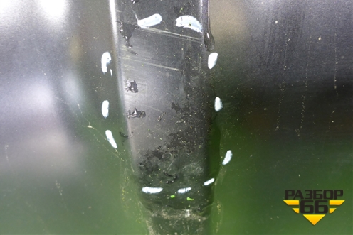 Юбка заднего бампера (4M0807521) для Audi Q7 c 2015г (Ку 7)