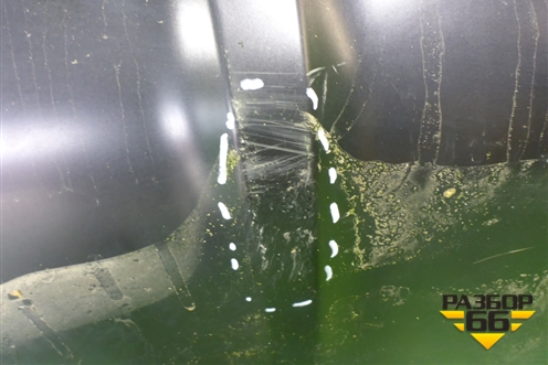 Юбка заднего бампера (4M0807521) для Audi Q7 c 2015г (Ку 7)