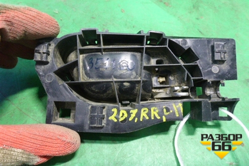Ручка внутренняя двери задней левой (9143L9) для Peugeot 207 с 2006-2015г