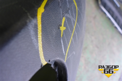 Бампер задний (Под парктроник) (5NU807421) для Volkswagen Tiguan с 2011-2016г (Тигуан)