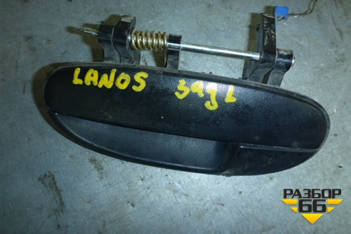Ручка наружная двери задней левой для Chevrolet Lanos с 2004г (Ланос) (96226329)