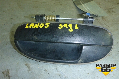 Ручка наружная двери задней левой для Chevrolet Lanos с 2004г (Ланос) (96226329)