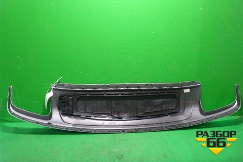 Юбка заднего бампера (4M0807521) для Audi Q7 c 2015г (Ку 7)