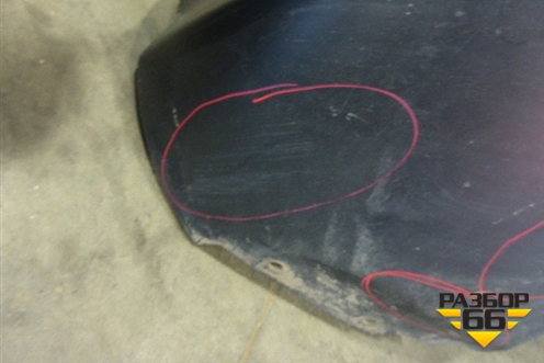 Юбка переднего бампера (до 2015г 2.4л под парктроник) (71102T0AZI00) для Honda CR-V(RM) с 2012г (ЦРВ СРВ) 