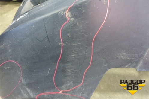 Юбка переднего бампера (до 2015г 2.4л под парктроник) (71102T0AZI00) для Honda CR-V(RM) с 2012г (ЦРВ СРВ) 