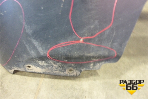 Юбка переднего бампера (до 2015г 2.4л под парктроник) (71102T0AZI00) для Honda CR-V(RM) с 2012г (ЦРВ СРВ) 