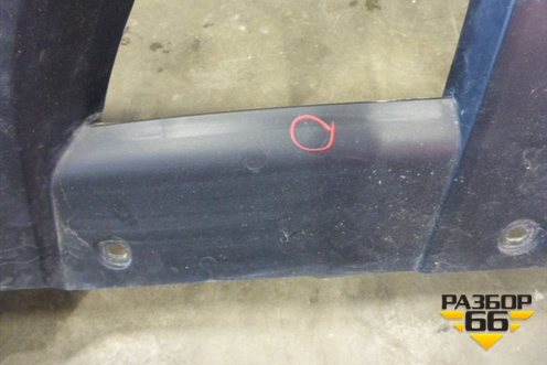 Юбка переднего бампера (до 2015г 2.4л под парктроник) (71102T0AZI00) для Honda CR-V(RM) с 2012г (ЦРВ СРВ) 