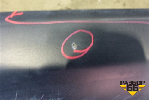 Юбка переднего бампера (до 2015г 2.4л под парктроник) (71102T0AZI00) для Honda CR-V(RM) с 2012г (ЦРВ СРВ) 