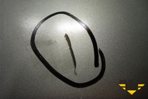 Юбка заднего бампера (4M0807521) для Audi Q7 c 2015г (Ку 7)