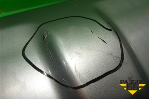 Юбка заднего бампера (4M0807521) для Audi Q7 c 2015г (Ку 7)