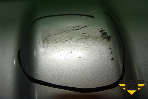 Юбка заднего бампера (4M0807521) для Audi Q7 c 2015г (Ку 7)