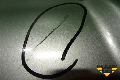 Юбка заднего бампера (4M0807521) для Audi Q7 c 2015г (Ку 7)