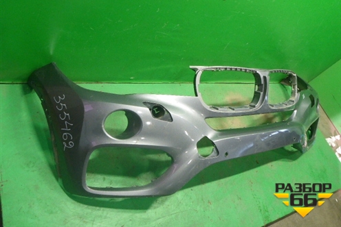 Бампер передний (под парктроник и омыватели) (51117319795) для BMW X6 F16 с 2014г (Х6 Ф16)