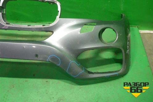 Бампер передний (под парктроник и омыватели) (51117319795) для BMW X6 F16 с 2014г (Х6 Ф16)