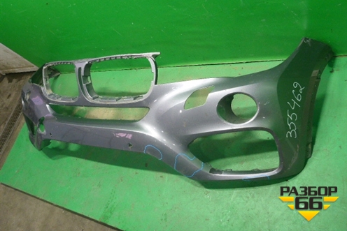 Бампер передний (под парктроник и омыватели) (51117319795) для BMW X6 F16 с 2014г (Х6 Ф16)