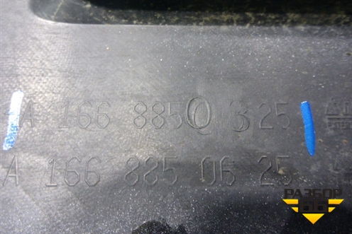 Бампер задний (после 2014г под парктроник) (A1668850325) для Mercedes Benz ML-Klass W166 c 2011г (МЛ)