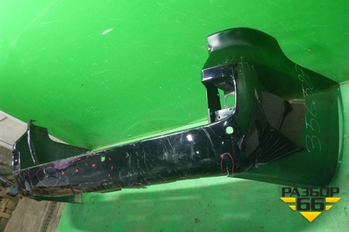 Бампер задний (до 2015г под парктроник) для Toyota Land Cruiser (200) с 2008г (Ленд Крузер)