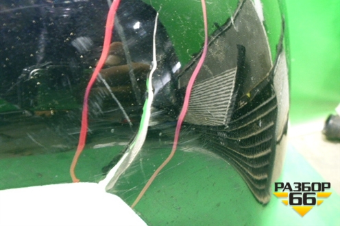 Бампер задний (до 2015г под парктроник) для Toyota Land Cruiser (200) с 2008г (Ленд Крузер)