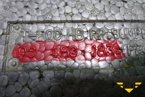 Наполнитель заднего бампера (хетчбэк новый) (96489183) для Chevrolet Aveo (T200) с 2003-2008 (Авео Т200)