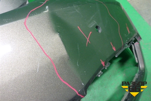 Бампер передний (под парктроник) (22936492) для Chevrolet Tahoe с 2014г (Тахо 4)