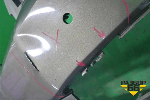 Бампер передний (под парктроник) (22936492) для Chevrolet Tahoe с 2014г (Тахо 4)