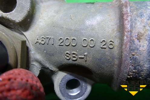 Фланец двигателя системы охлаждения (2.0л 671960) (A6712000026) для Ssang Yong Actyon Sport с 2012 (Актион Спорт)