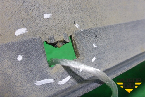 Накладка на порог наружная правая (877522S000) для Hyundai ix 35 с 2010г (Ай икс 35)