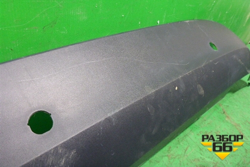 Юбка заднего бампера (хэтчбек под парктроник) (8A6117D781A) для Ford Fiesta с 2008-2015г (Фиеста 6)