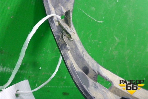 Юбка заднего бампера (хэтчбек под парктроник) (8A6117D781A) для Ford Fiesta с 2008-2015г (Фиеста 6)