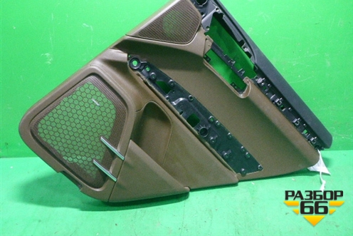 Обшивка двери задней правой под электрику (коричневая кожа) для Porsche Cayenne с 2010-2017г (Каен)