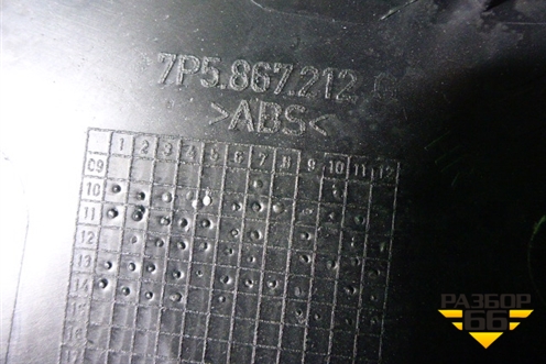 Обшивка двери задней правой под электрику (коричневая кожа) для Porsche Cayenne с 2010-2017г (Каен)