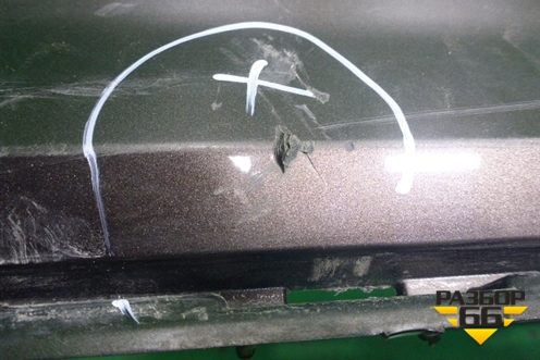 Бампер задний нижняя часть (до 2019г под парктроник) (4M0807527B) для Audi Q7 c 2015г (Ку 7)