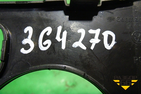 Накладка на торпедо (на климат) (3C0863099E) для Volkswagen Passat (B6) с 2005-2010г (Пассат Б6)